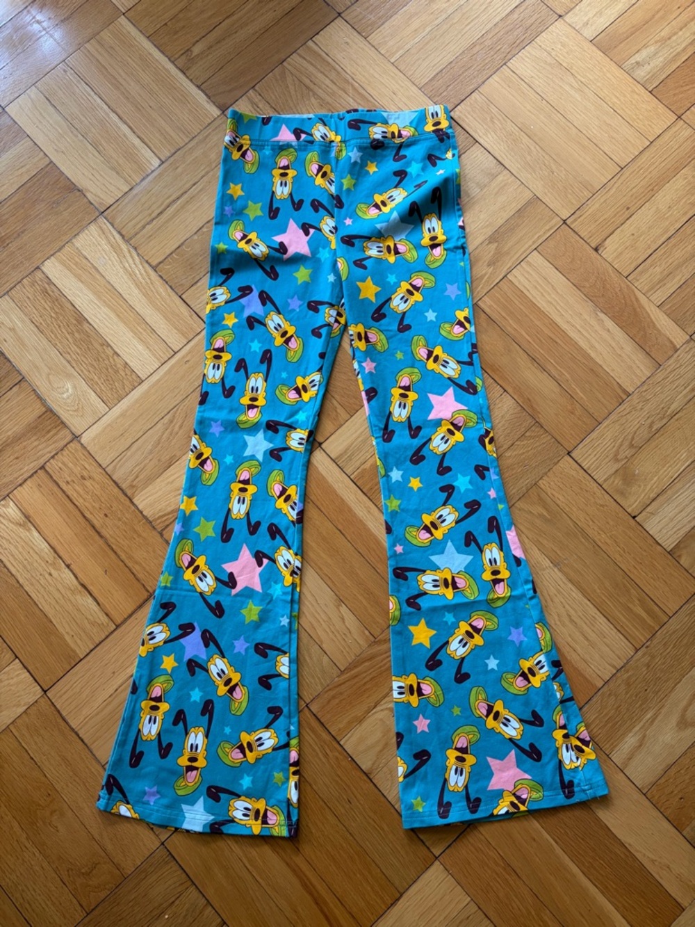 Wild Rich Kids Girl’s Sz 12 Disney Pluto Flare Legging Pants. Lounge Pants Fun!